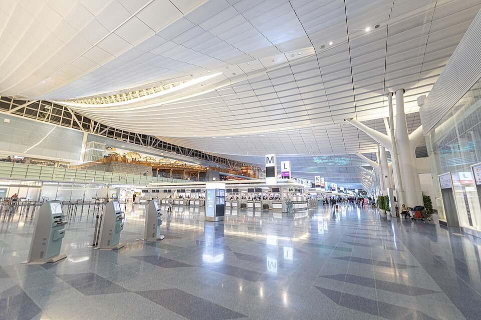 하네다공항 제3터미널 내부, 2020년 촬영