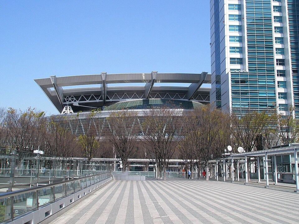 사이타마 슈퍼 아레나 정면 외관, 2009년 촬영