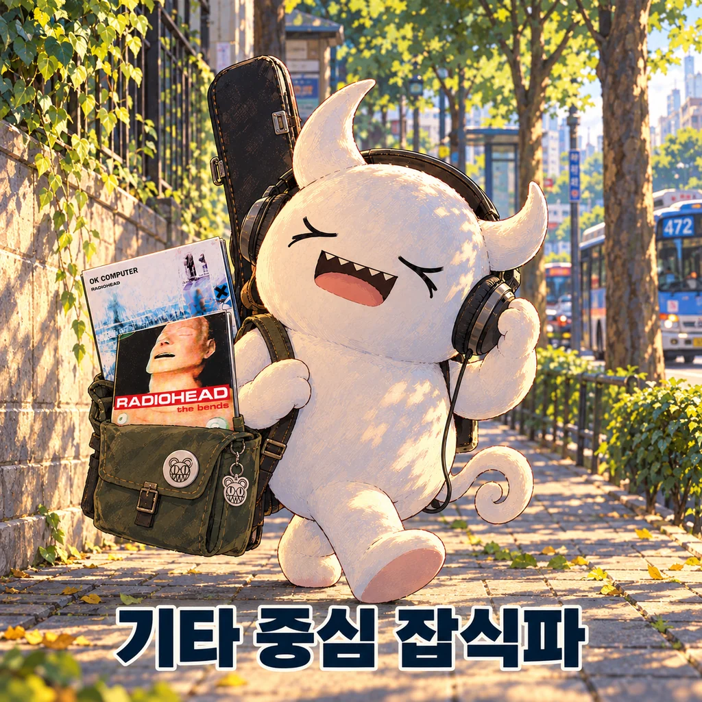 기타 중심 잡식파 - 연습실 가는 길에서 음악을 듣는 미노타우르스